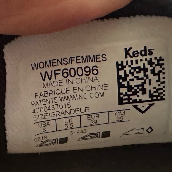 Kate Spade with Keds size 8 black glitter loafer sneakers - Picture 12 of 12